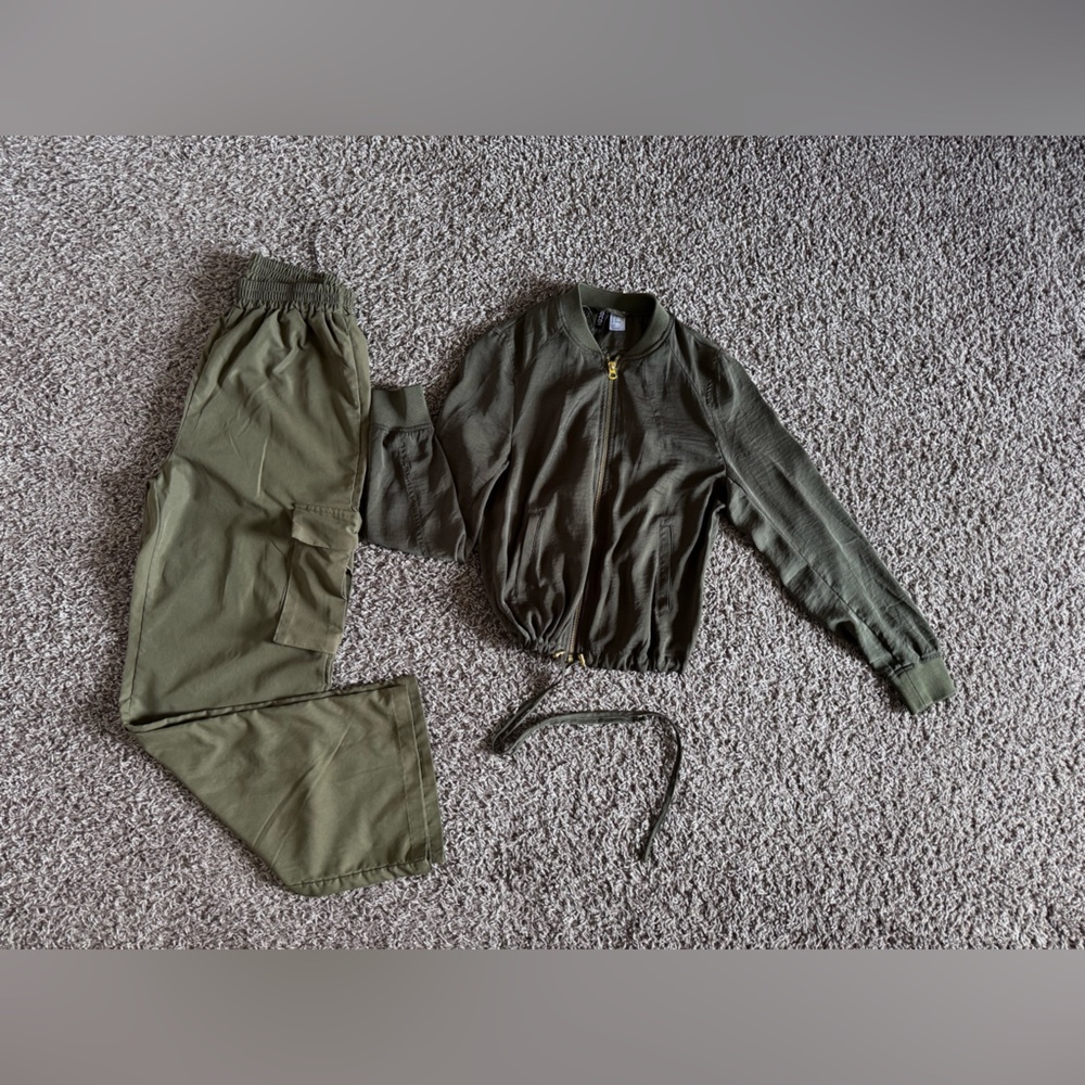 H&M Khaki Bomber Jacket